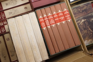 Folio Society, a quantity of volumes (in three boxes). Condition - poor to fair to good